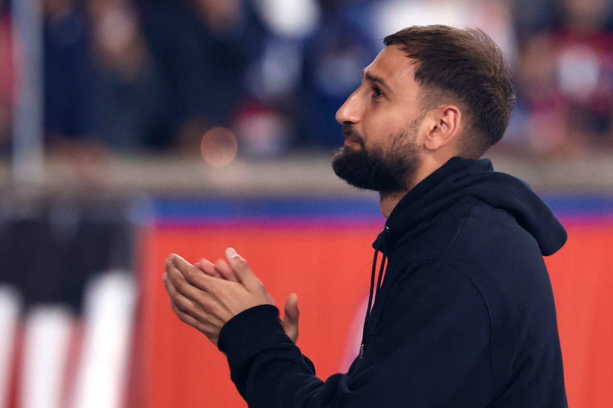 Gianluigi Donnarumma was invaded by emotion. Gianluigi Donnarumma was invaded by emotion.